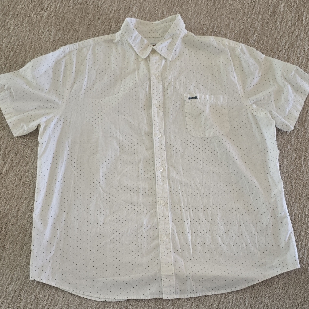 Le Tigre Cream Dotted Button-Down Shirt